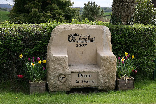 Clones Erne East - Drum Village Stone Chair