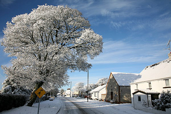 Drum Village in Winter