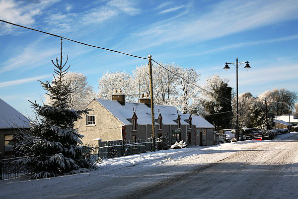 Drum Village in Winter